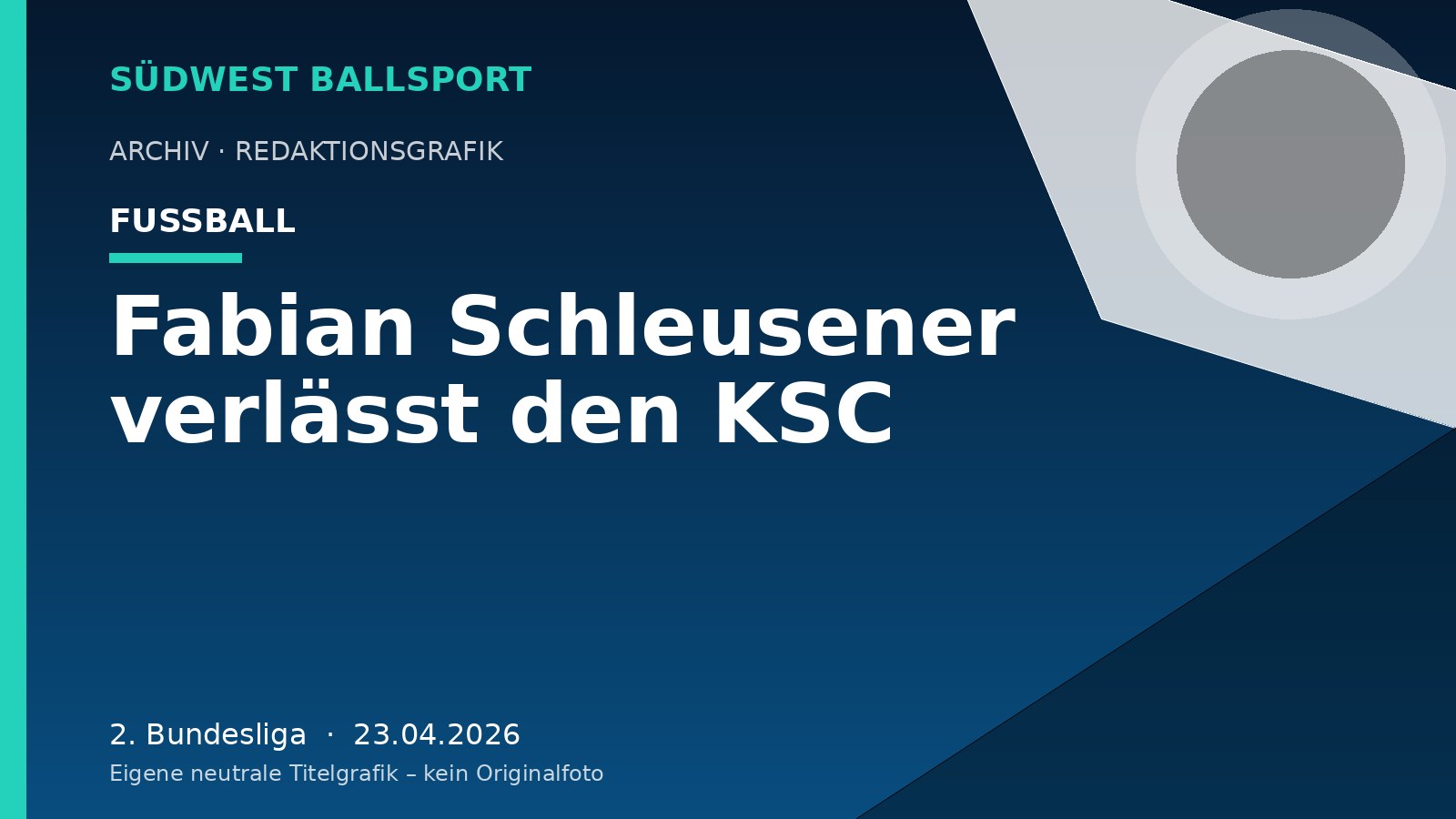 Fabian Schleusener verlässt den KSC – Südwest Ballsport