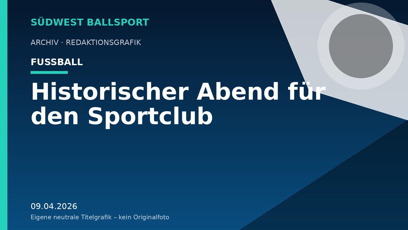 Historischer Abend für den Sportclub – Südwest Ballsport