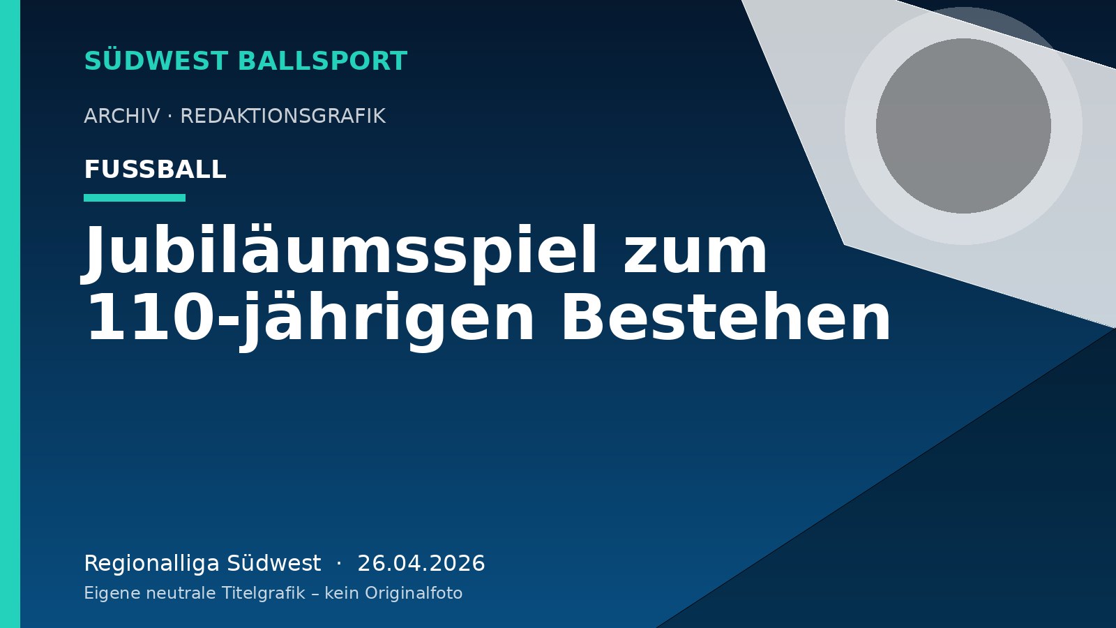 Jubiläumsspiel zum 110-jährigen Bestehen – Südwest Ballsport