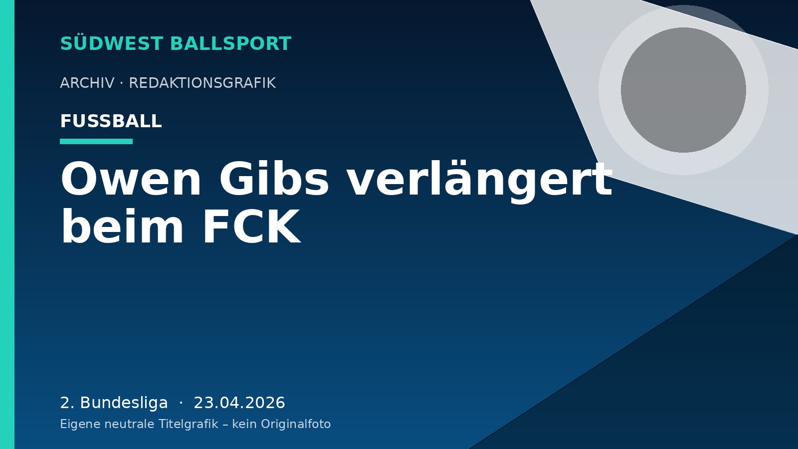 Owen Gibs verlängert beim FCK – Südwest Ballsport