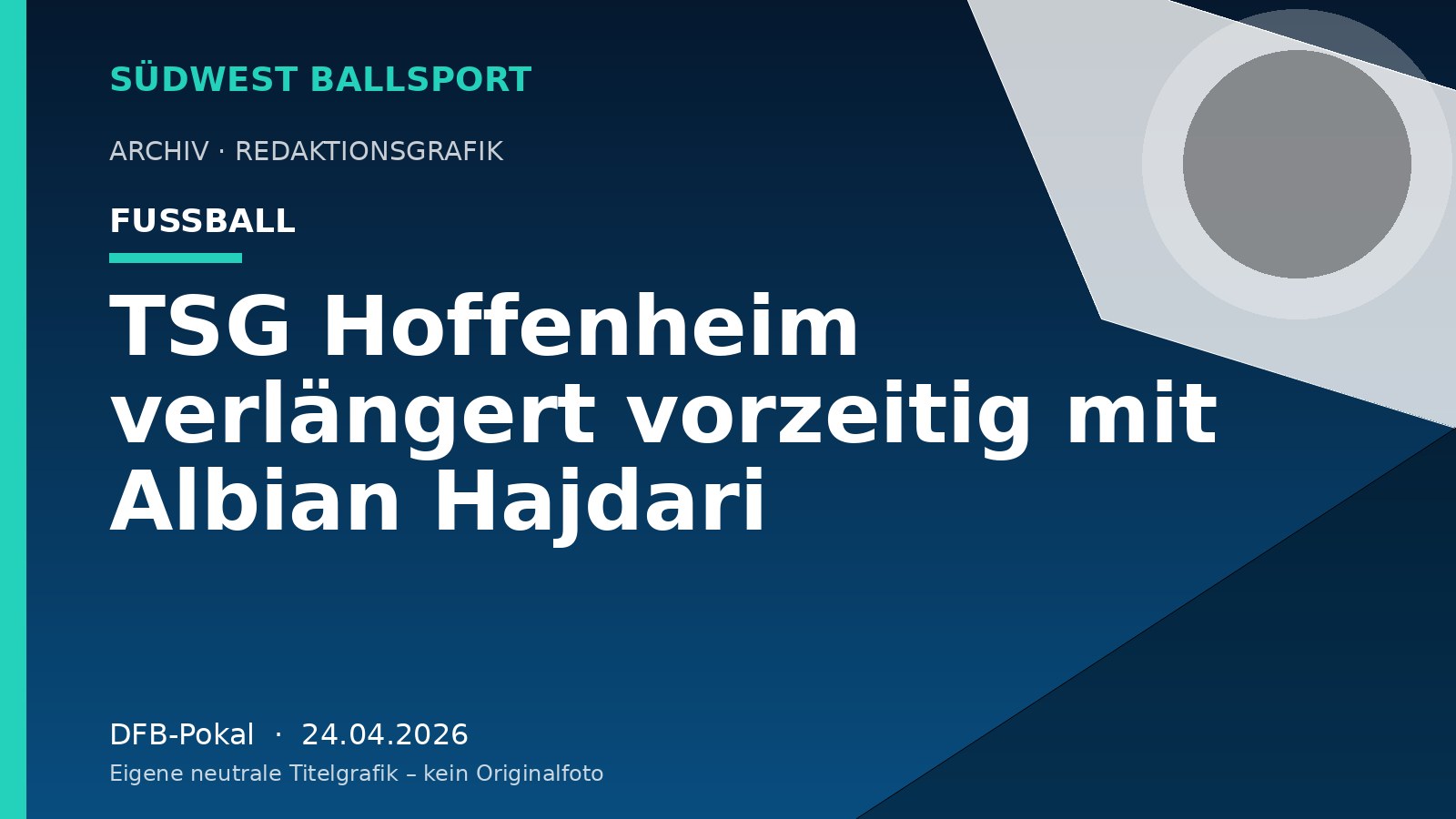 TSG Hoffenheim verlängert vorzeitig mit Albian Hajdari – Südwest Ballsport