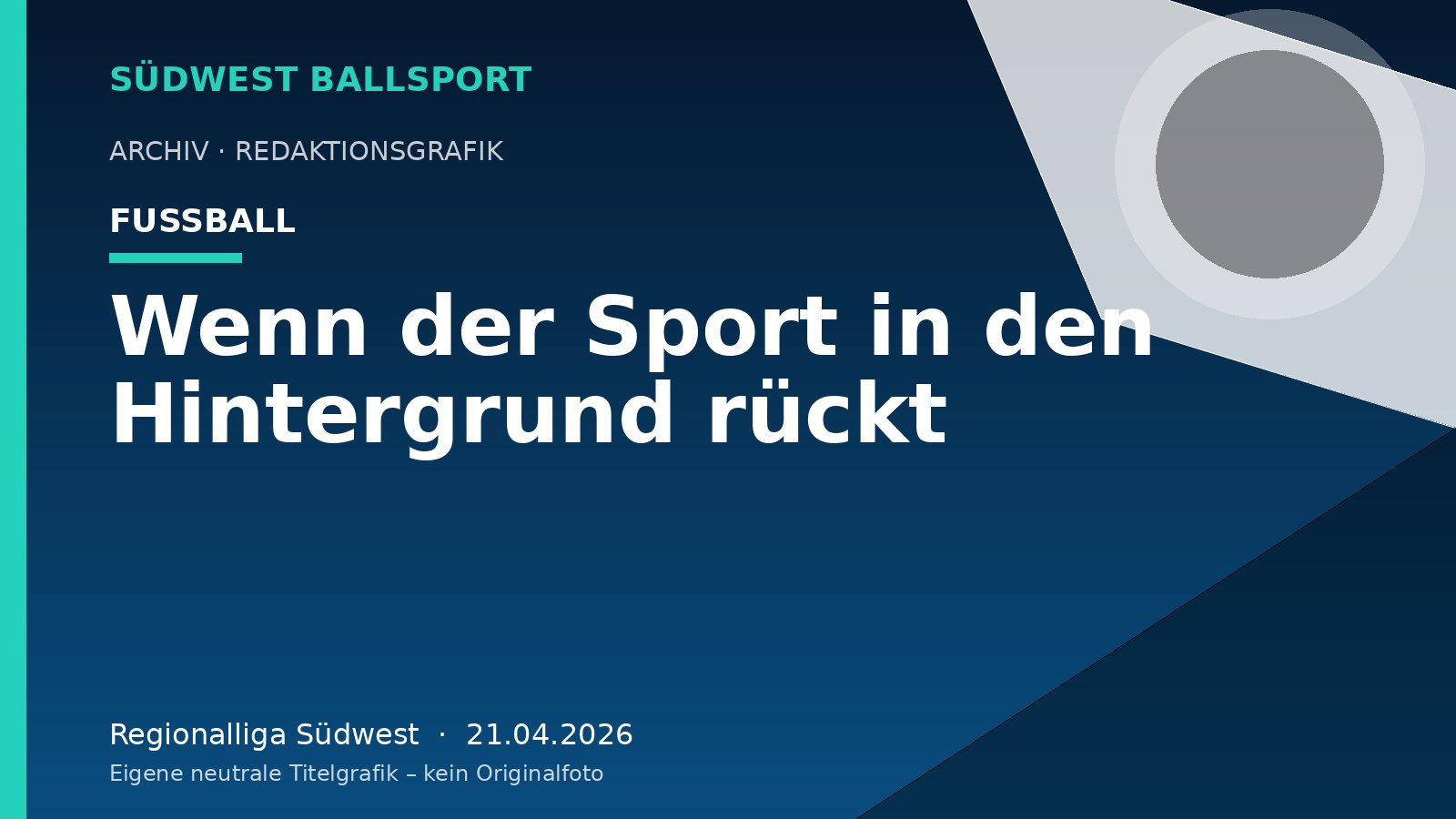 Wenn der Sport in den Hintergrund rückt – Südwest Ballsport