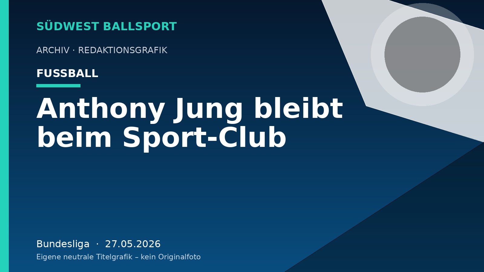 Anthony Jung bleibt beim Sport-Club – Südwest Ballsport