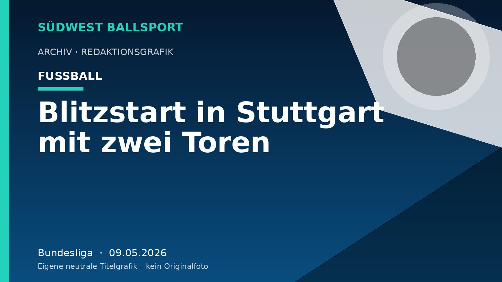 Blitzstart in Stuttgart mit zwei Toren – Südwest Ballsport