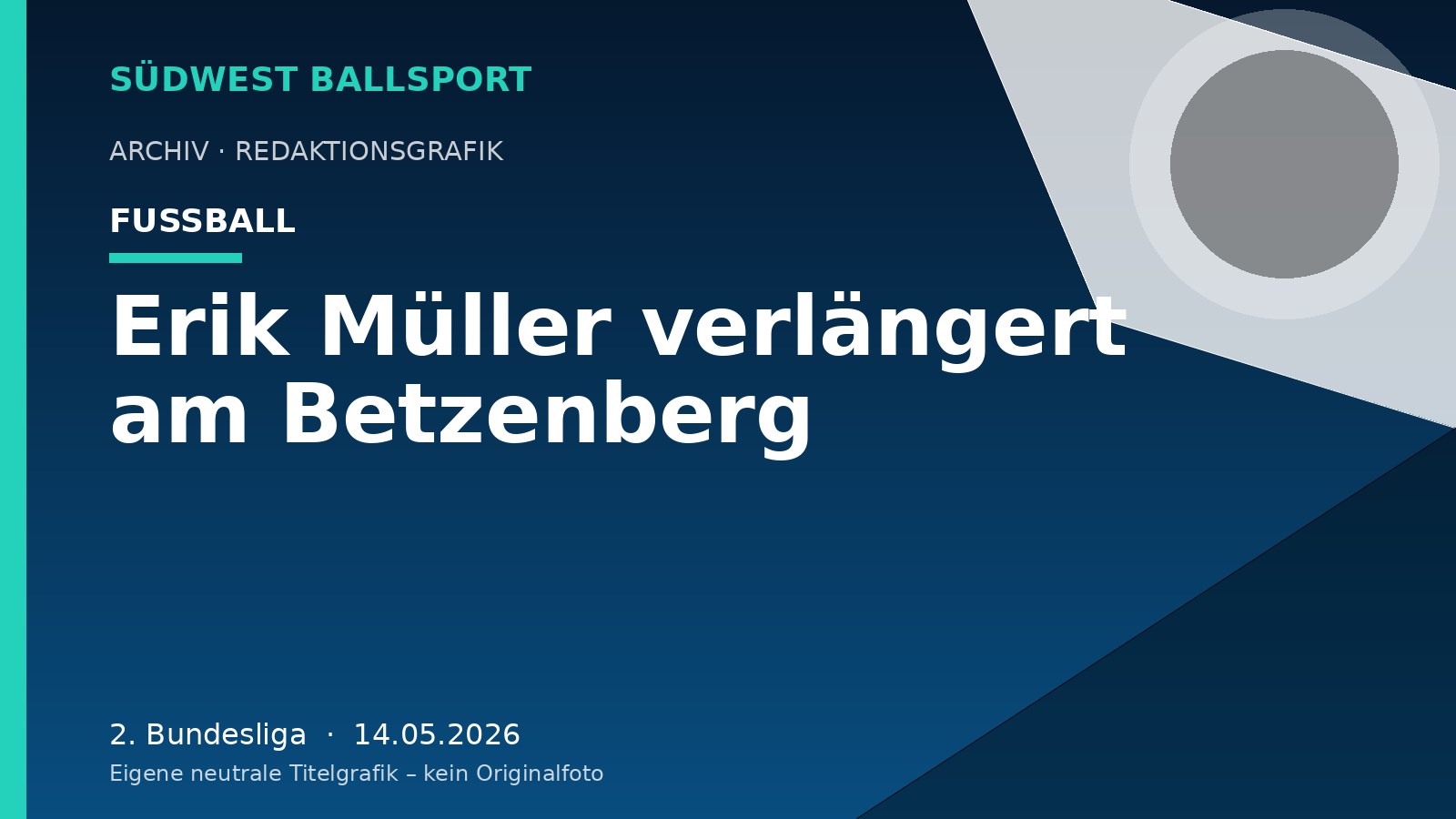 Erik Müller verlängert am Betzenberg – Südwest Ballsport