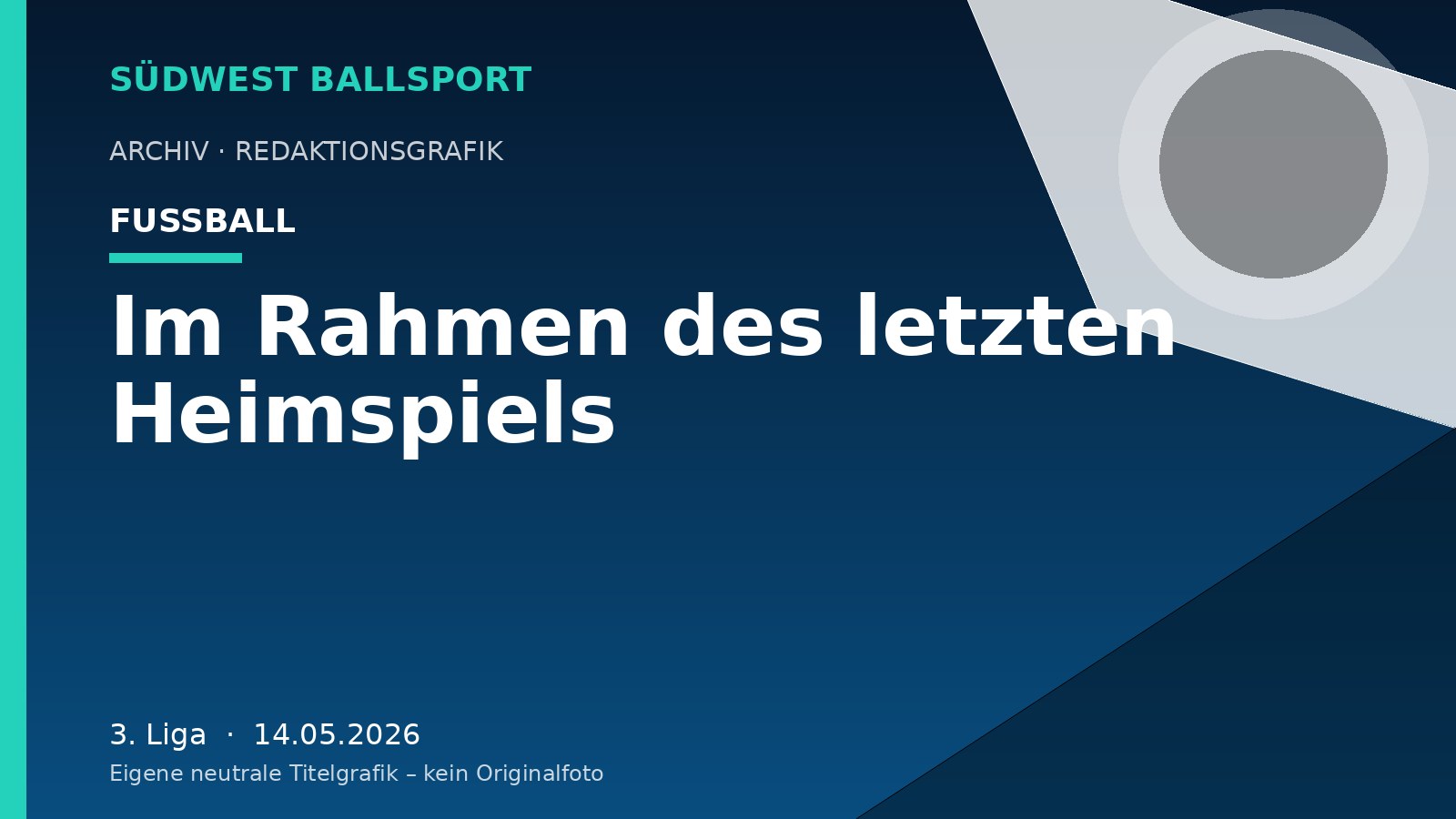 Im Rahmen des letzten Heimspiels – Südwest Ballsport