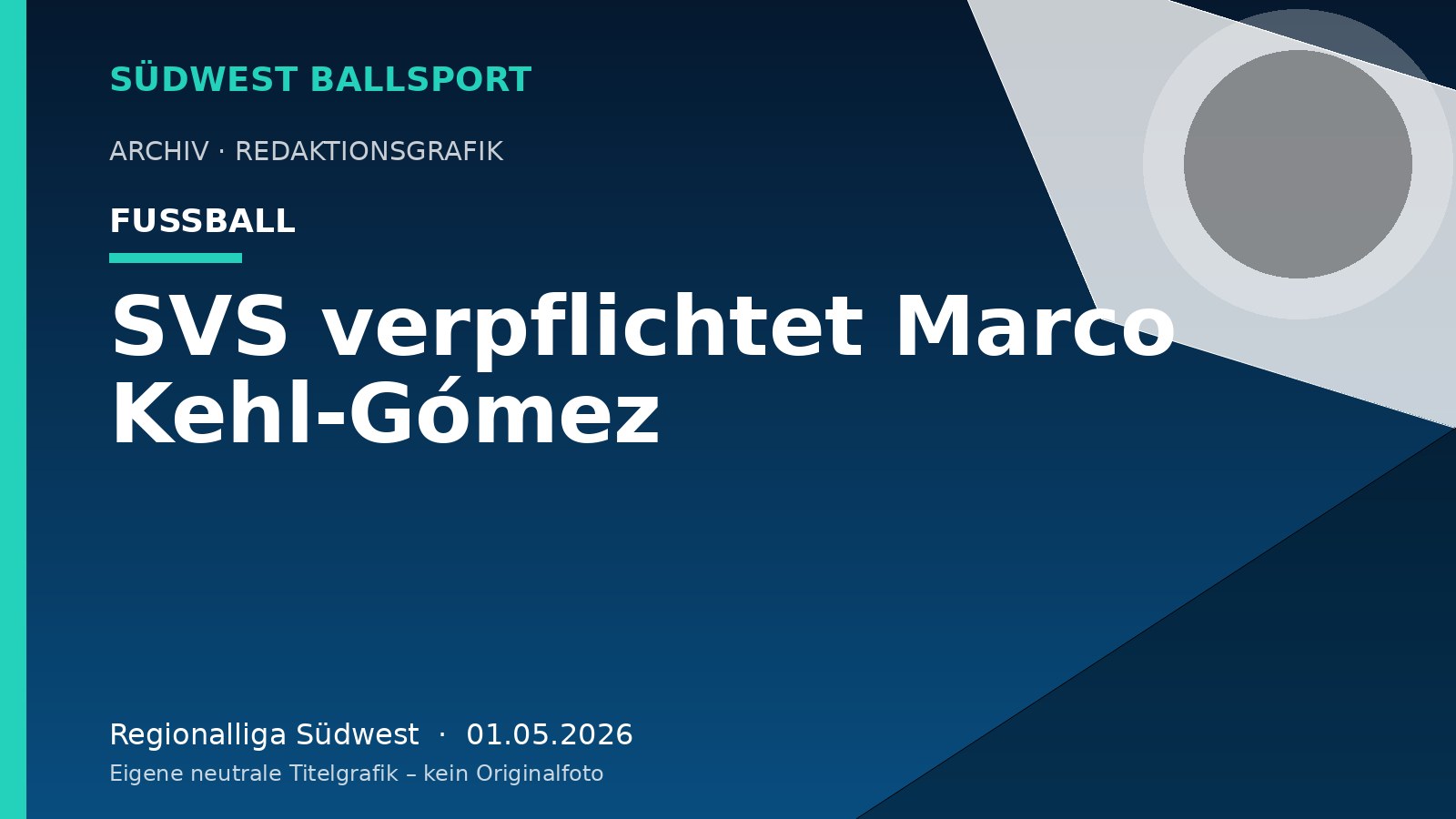 SVS verpflichtet Marco Kehl-Gómez – Südwest Ballsport