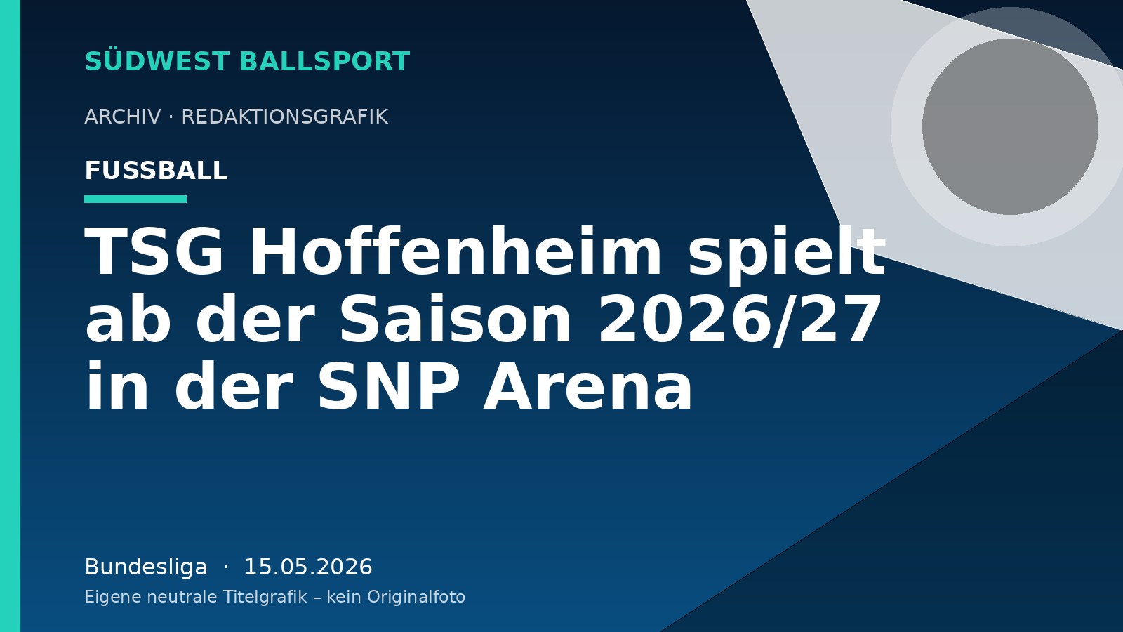 TSG Hoffenheim spielt ab der Saison 2026/27 in der SNP Arena – Südwest Ballsport
