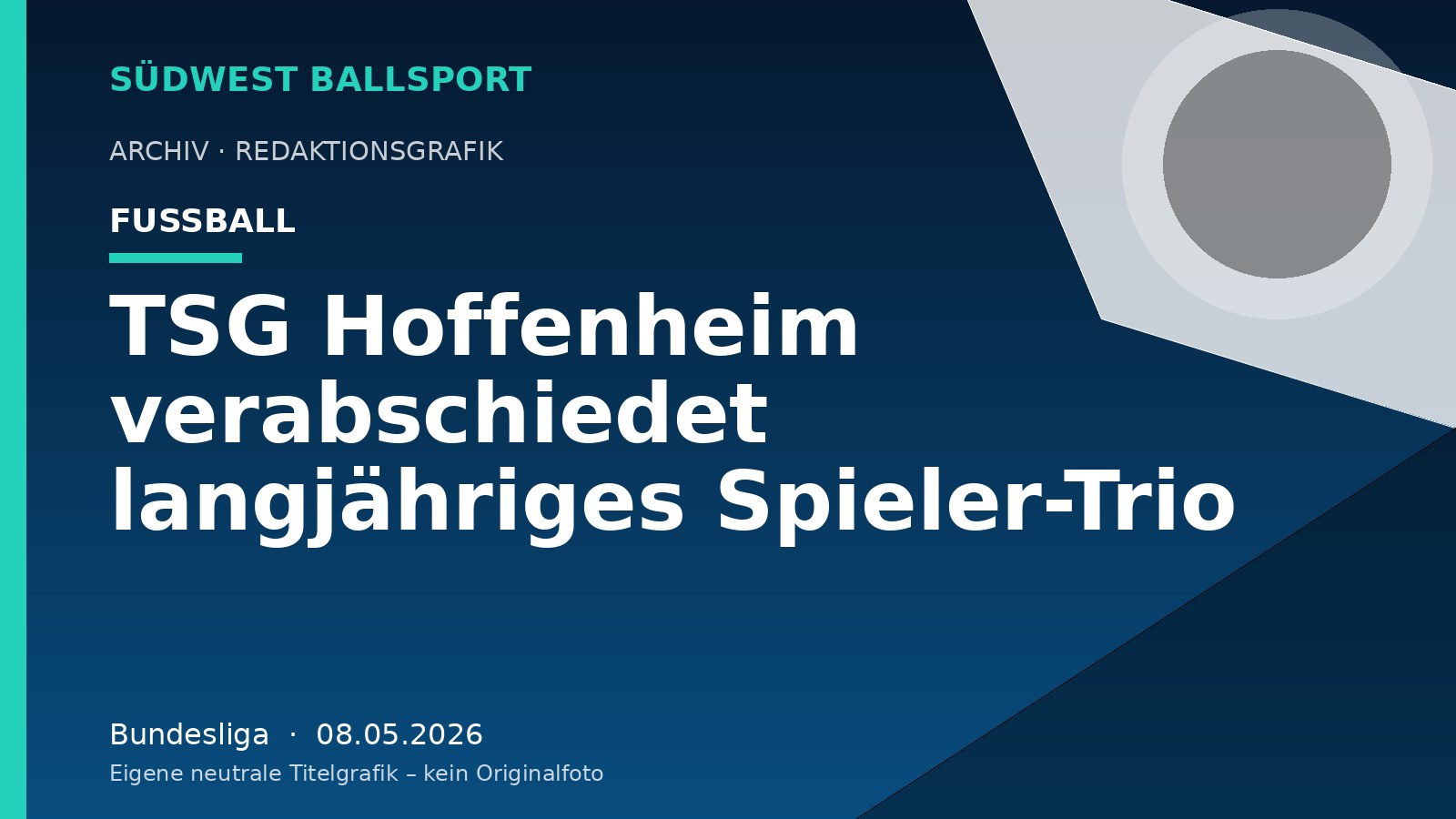 TSG Hoffenheim verabschiedet langjähriges Spieler-Trio – Südwest Ballsport