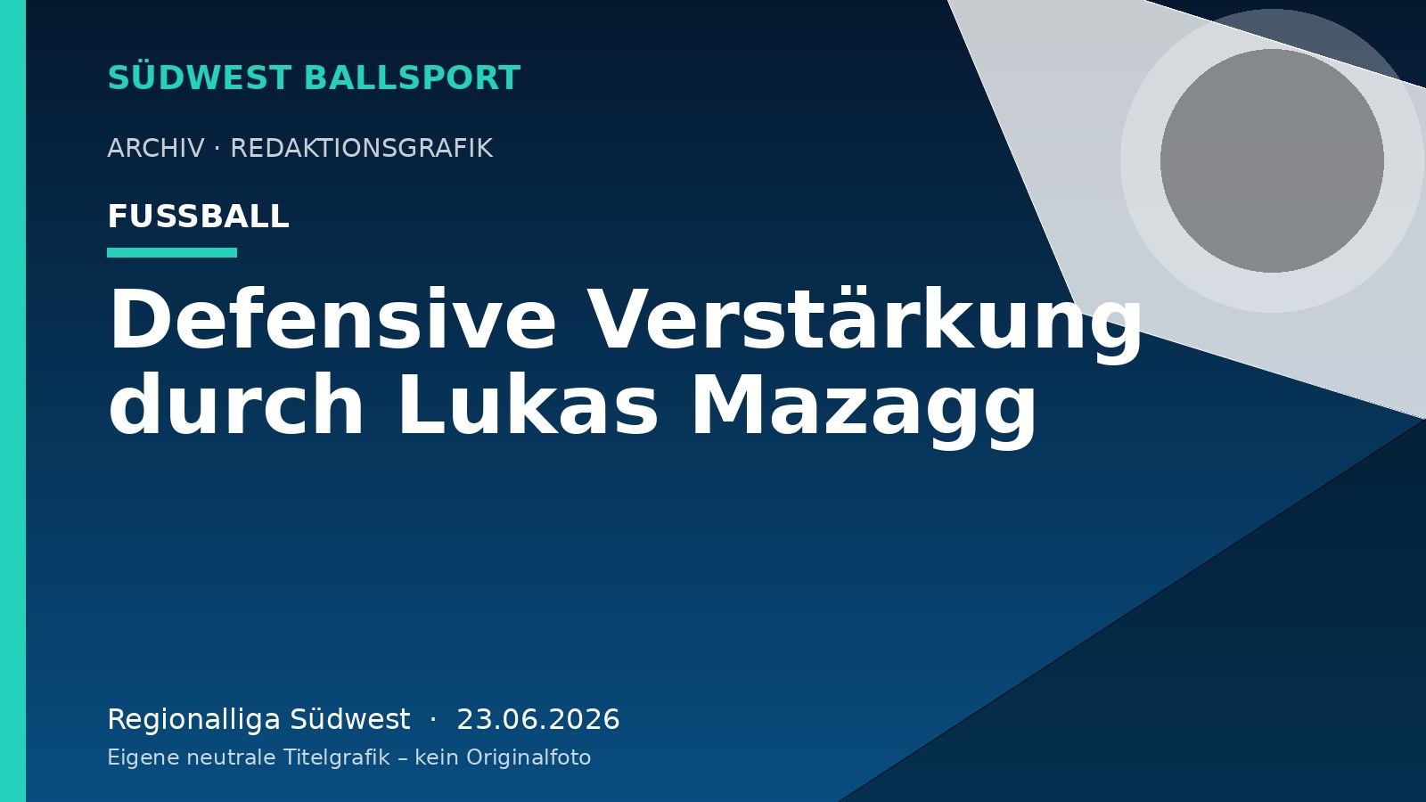 Defensive Verstärkung durch Lukas Mazagg – Südwest Ballsport