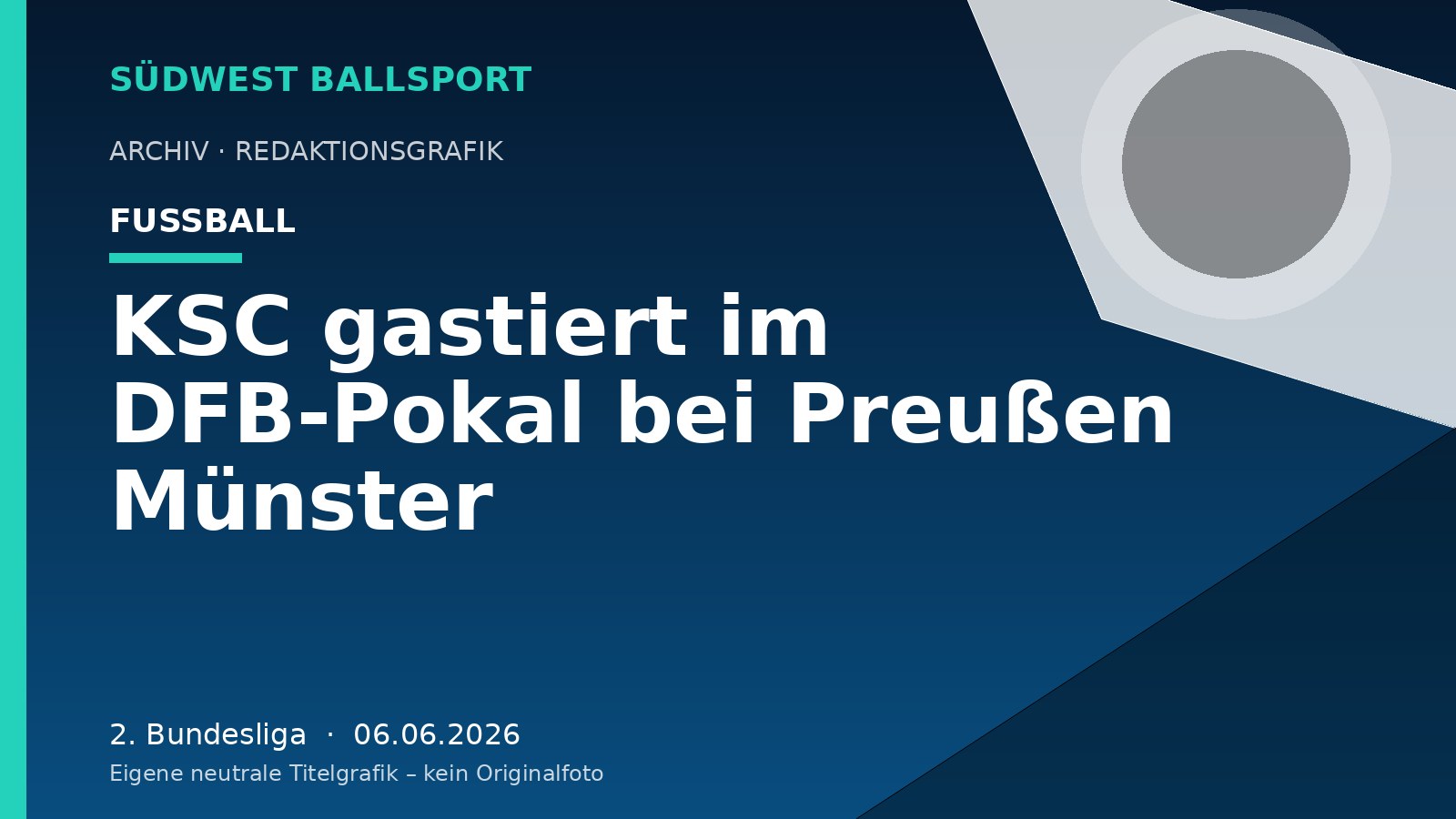 KSC gastiert im DFB-Pokal bei Preußen Münster – Südwest Ballsport