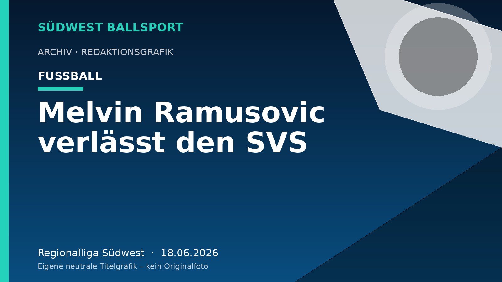 Melvin Ramusovic verlässt den SVS – Südwest Ballsport