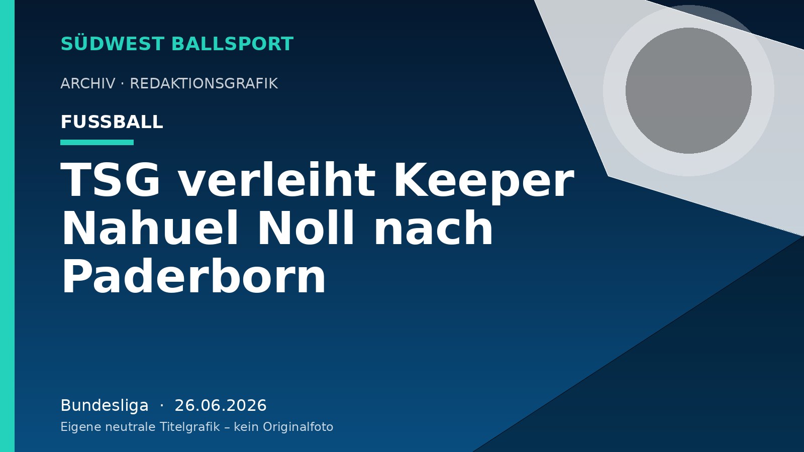 TSG verleiht Keeper Nahuel Noll nach Paderborn – Südwest Ballsport
