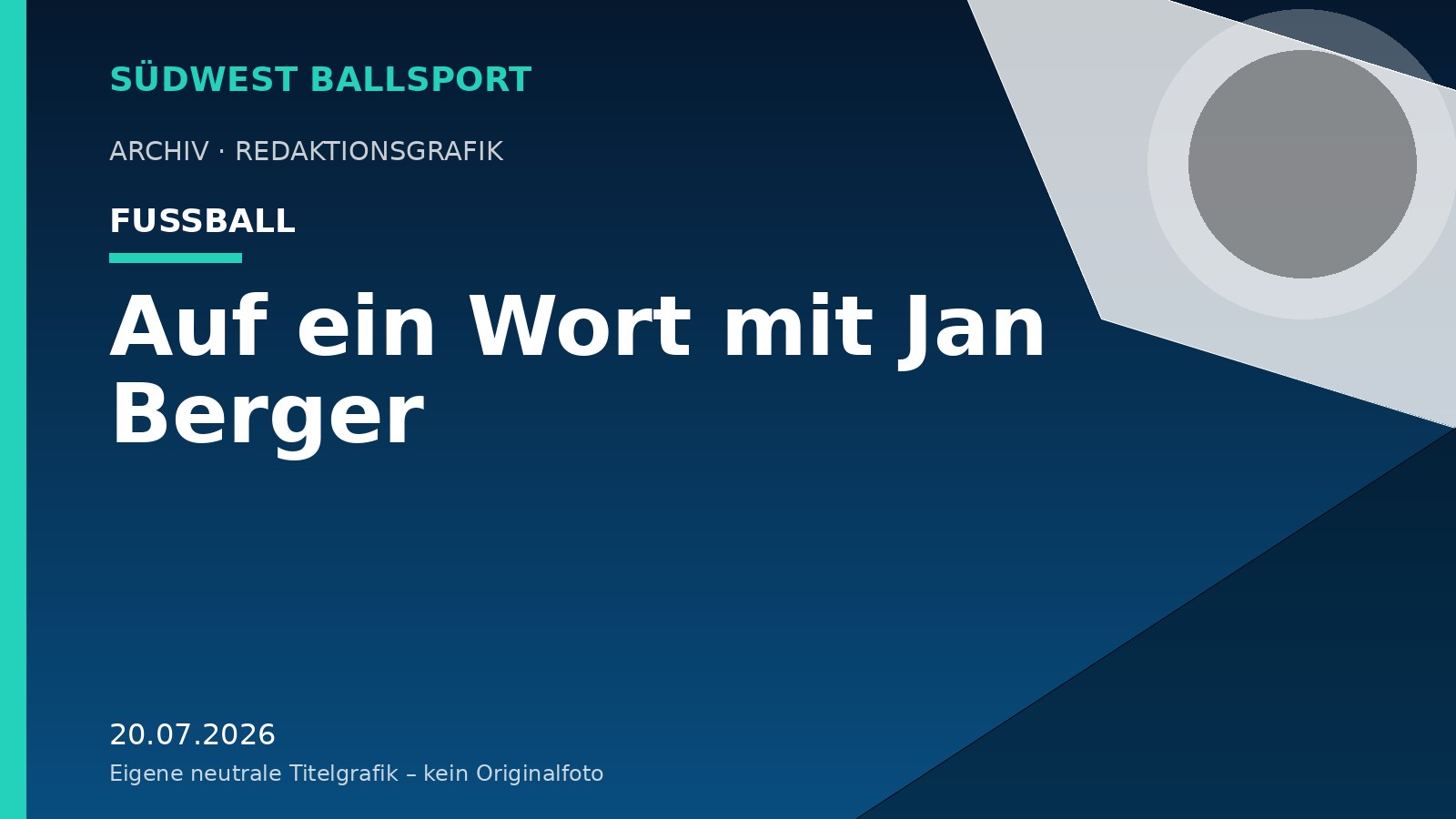 Auf ein Wort mit Jan Berger – Südwest Ballsport