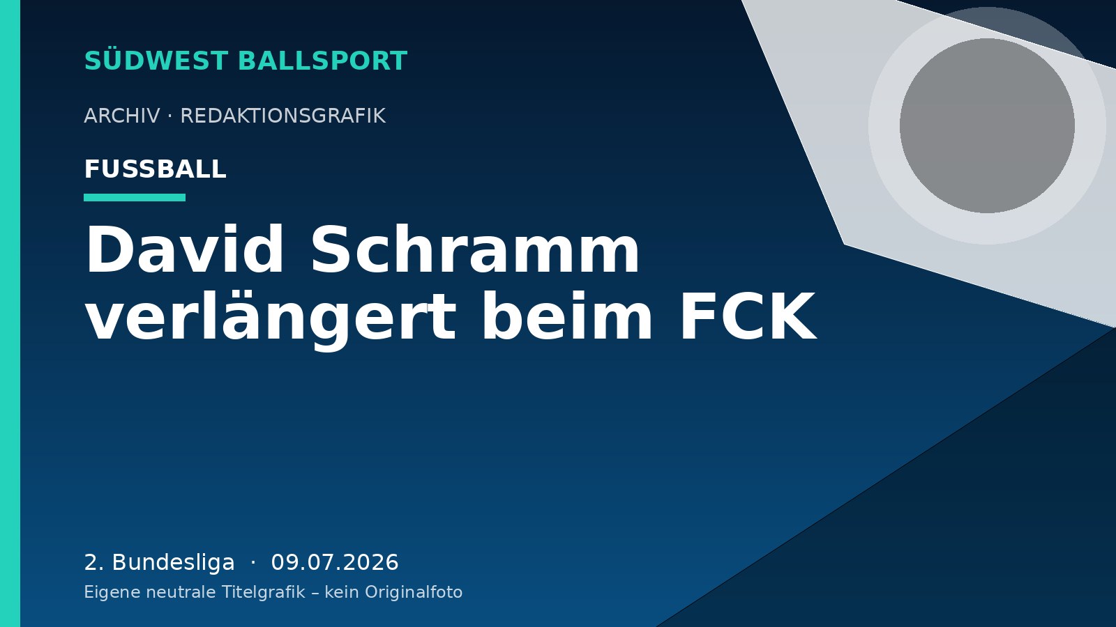 David Schramm verlängert beim FCK – Südwest Ballsport
