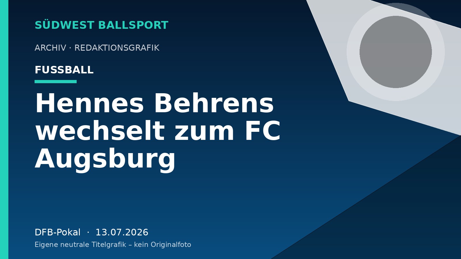 Hennes Behrens wechselt zum FC Augsburg – Südwest Ballsport