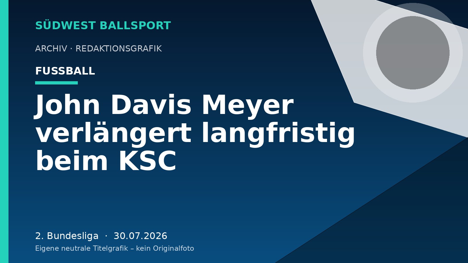 John Davis Meyer verlängert langfristig beim KSC – Südwest Ballsport