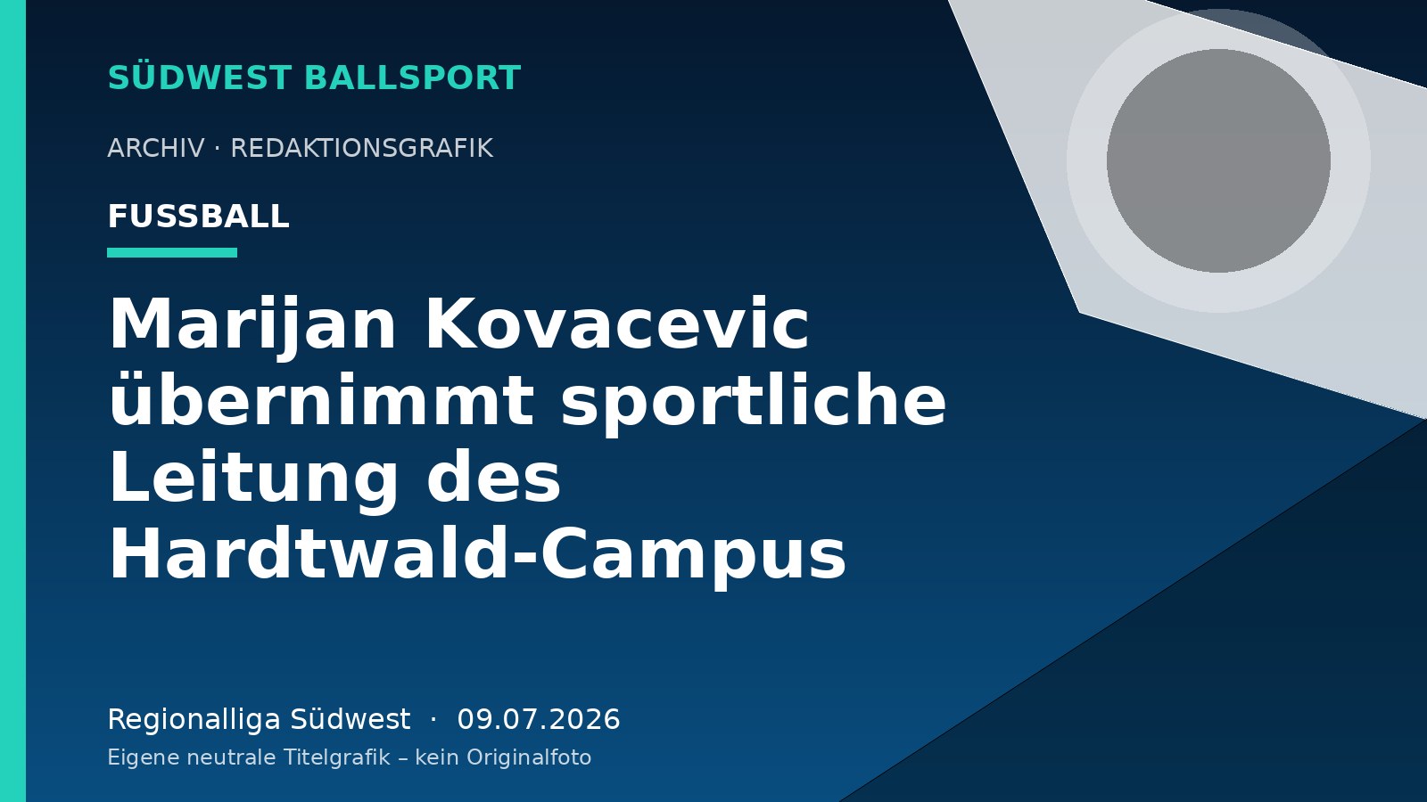 Marijan Kovacevic übernimmt sportliche Leitung des Hardtwald-Campus – Südwest Ballsport