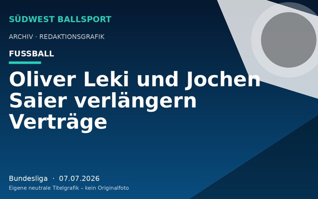 Oliver Leki und Jochen Saier verlängern Verträge