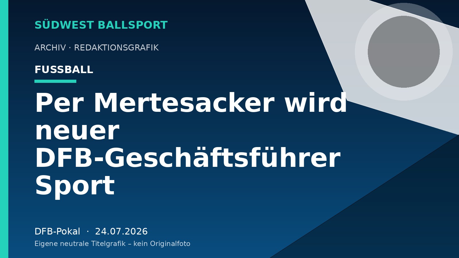 Per Mertesacker wird neuer DFB-Geschäftsführer Sport – Südwest Ballsport