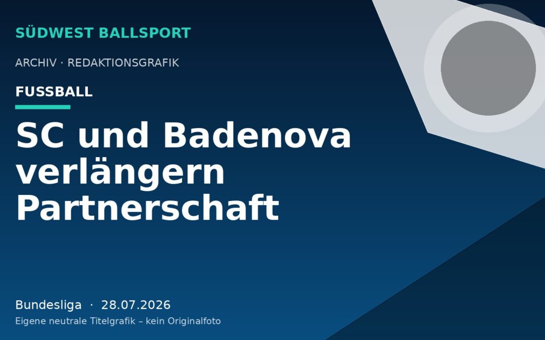 SC und Badenova verlängern Partnerschaft