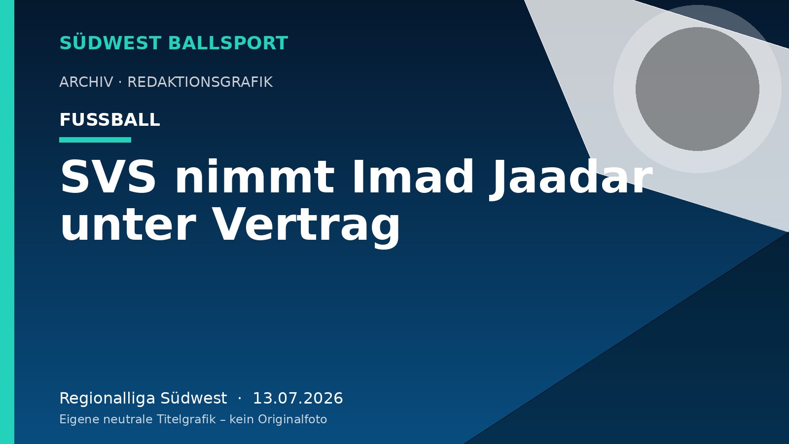 SVS nimmt Imad Jaadar unter Vertrag – Südwest Ballsport