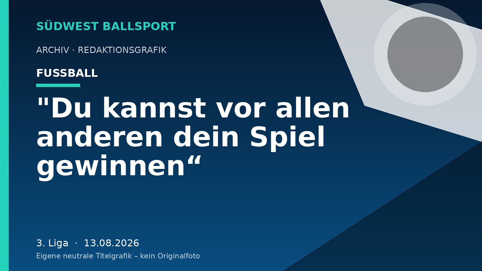 "Du kannst vor allen anderen dein Spiel gewinnen“ – Südwest Ballsport