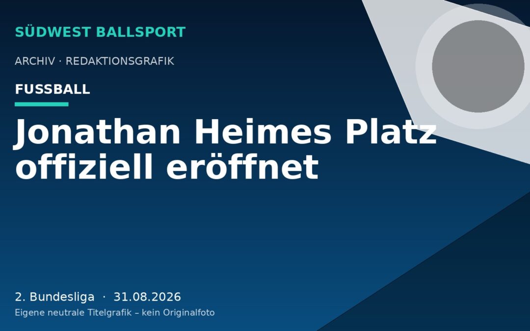Jonathan Heimes Platz offiziell eröffnet