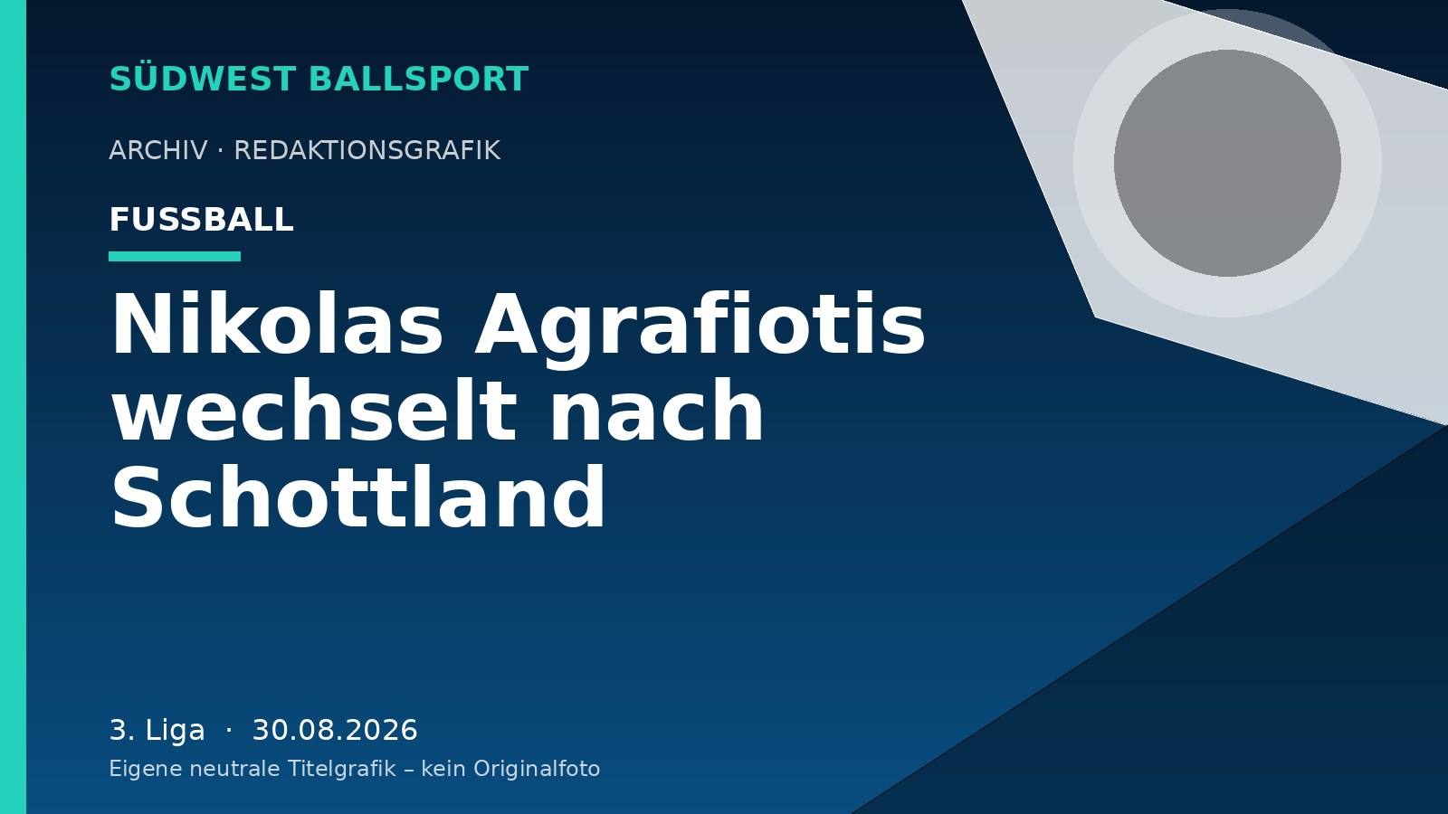Nikolas Agrafiotis wechselt nach Schottland – Südwest Ballsport