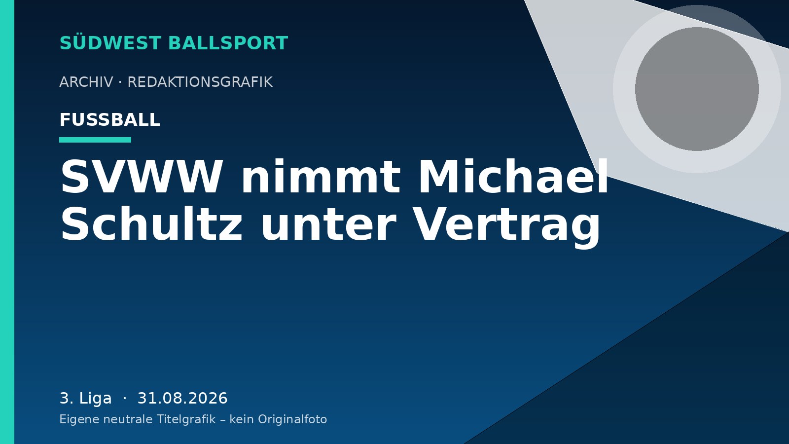 SVWW nimmt Michael Schultz unter Vertrag – Südwest Ballsport