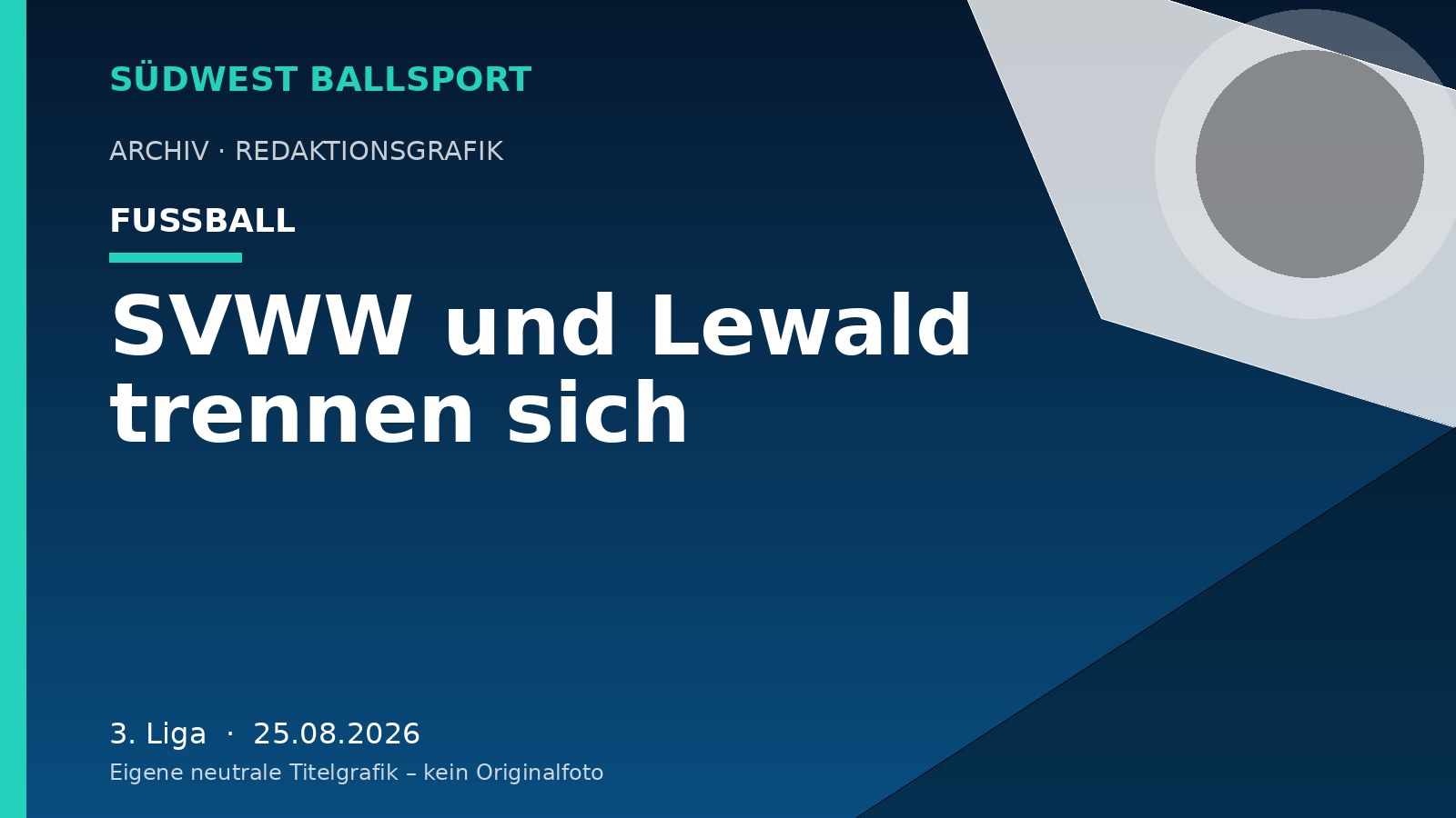 SVWW und Lewald trennen sich – Südwest Ballsport