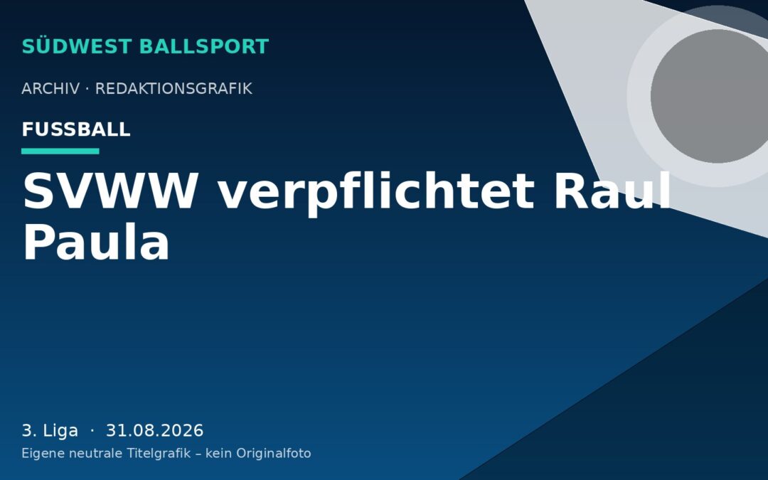 SVWW verpflichtet Raul Paula