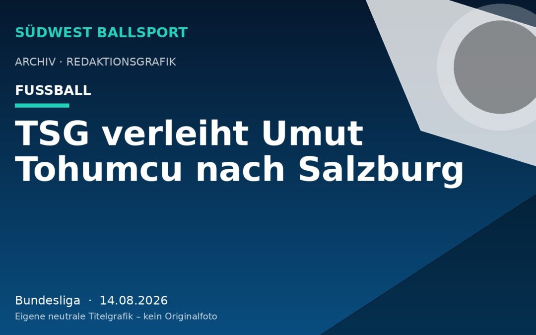 TSG verleiht Umut Tohumcu nach Salzburg