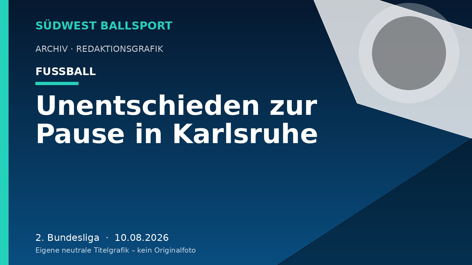 Unentschieden zur Pause in Karlsruhe – Südwest Ballsport