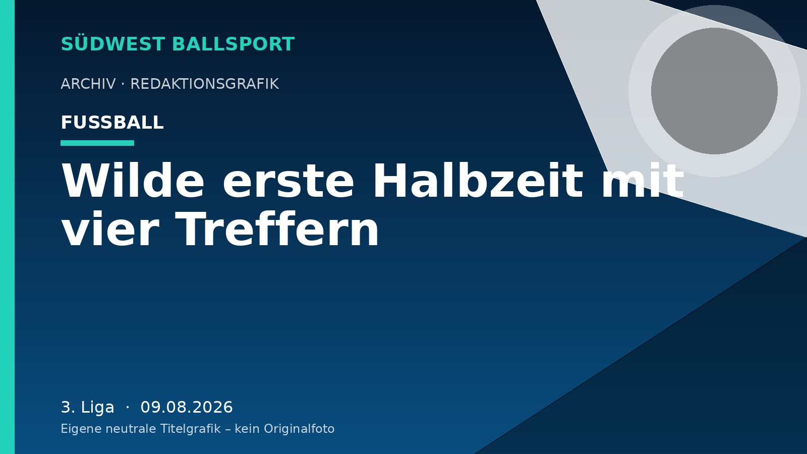 Wilde erste Halbzeit mit vier Treffern – Südwest Ballsport