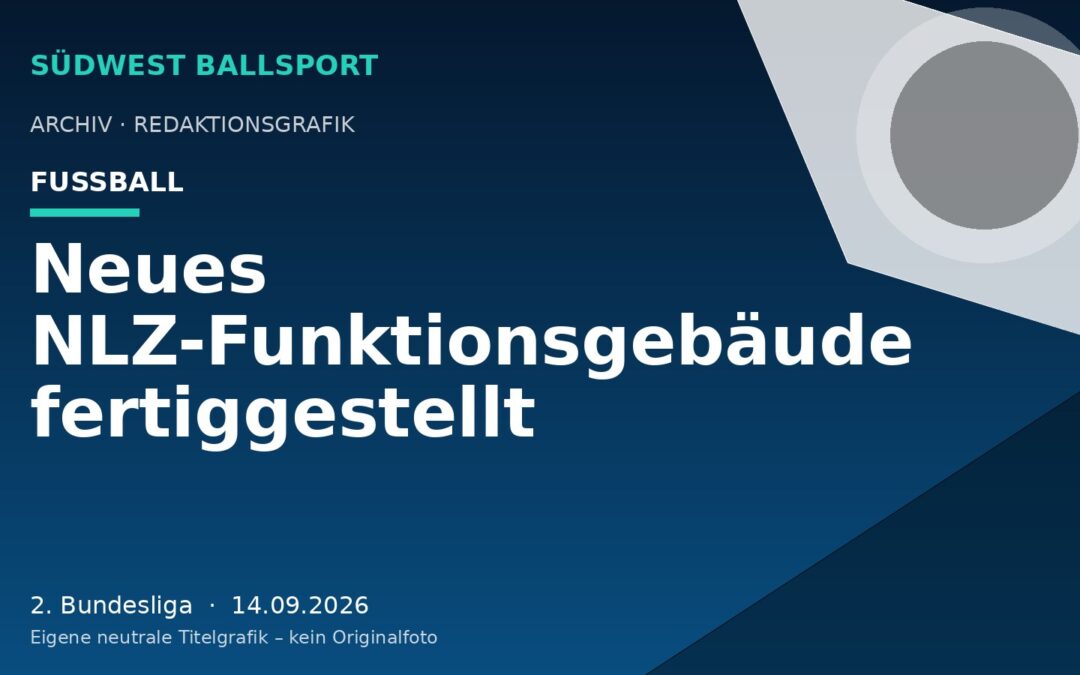 Neues NLZ-Funktionsgebäude fertiggestellt