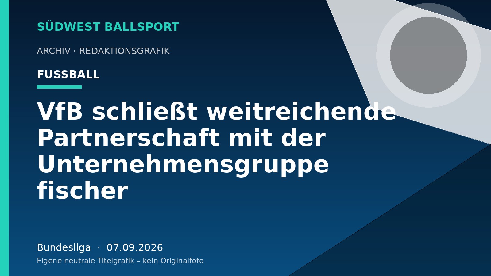 VfB schließt weitreichende Partnerschaft mit der Unternehmensgruppe fischer – Südwest Ballsport